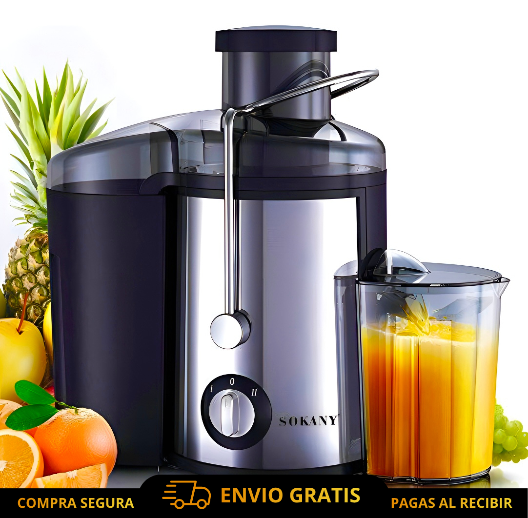 🥤 SqueezeJuice 800W™ - Extractor 3 en 1